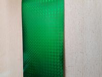 Onbedrukte blanco sticker holografisch blokjes groen OP=OP
